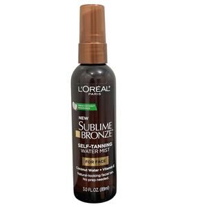 L'Oreal Paris Sublime Bronze Self Tanning Facial Mist, Water-Based Formula,